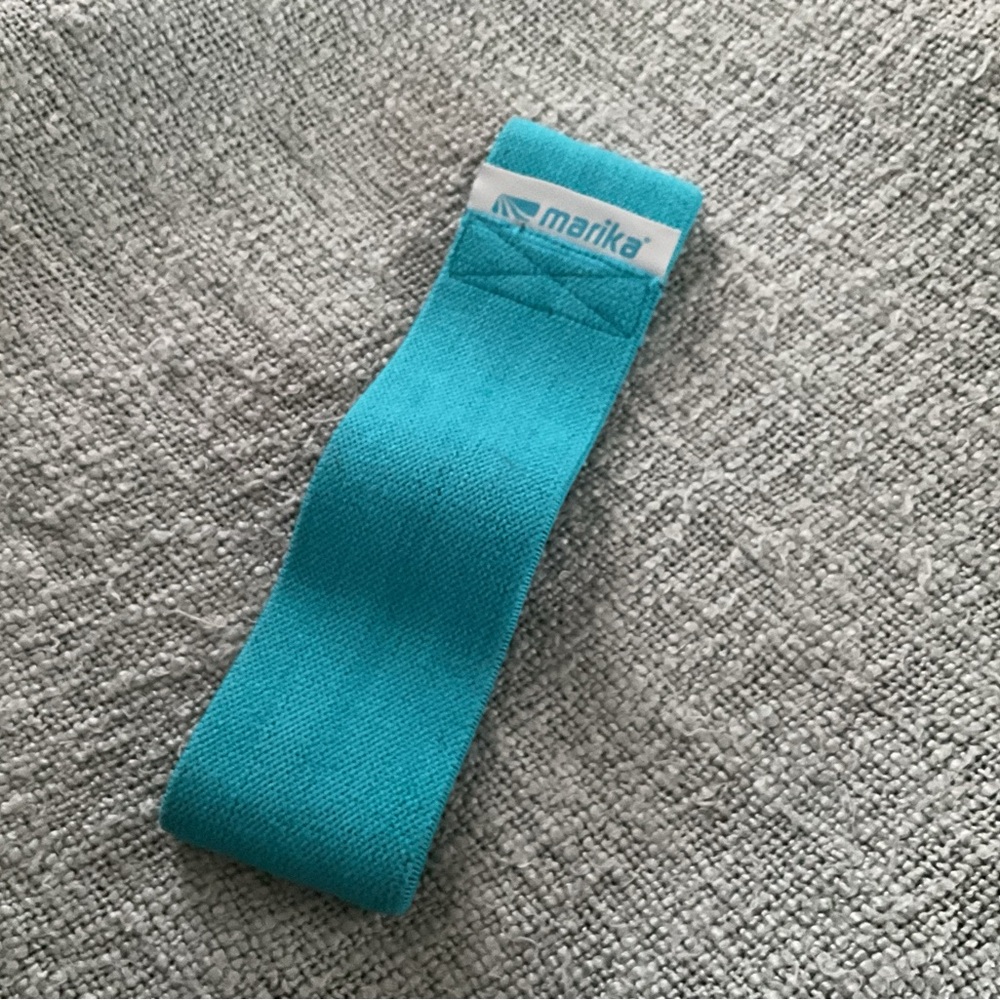 Marika turquoise fabric resistance loop band